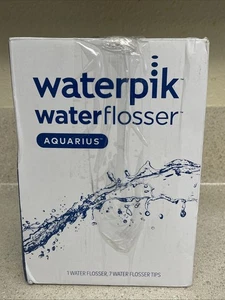 Waterpik Aquarius filo interdentale denti blu WP-667CD scatola aperta - Foto 1 di 5