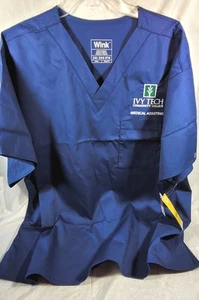 Wonder Wink Ivy Tech Community College medizinisch unterstützendes Peelings-Top - blau - 2XL - Bild 1 von 5