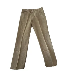 Levis Vintage Sta Prest Bootcut 517 Pants Khaki Tan size 34x29 Big E Black Tag - Picture 1 of 13