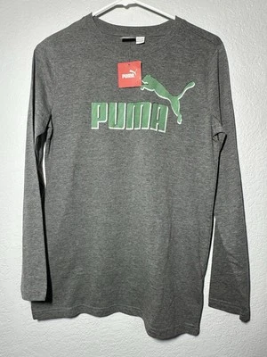 New Boys Long sleeve Puma Shirt Grey - Back To School - Image 1 of 4