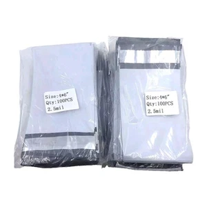 100 4"X6" Poly Mailers Shipping Self Sealing Plastic Mailing Bags 2.5 MIL - Picture 1 of 8