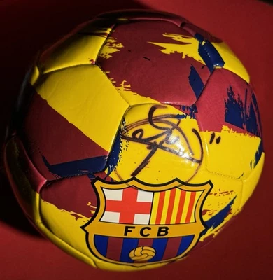 Neymar Jr. FC Barcelona Autographed Soccer Ball Brazil JSA COA - Image 1 of 2