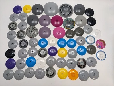 64pcs LEGO Dish Inverted Radar Assorted Sizes Colors 6x6 8x8 Bulk Lot - Image 1 of 4