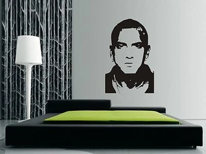 EMINEM Wandbild Aufkleber, Abziehbild, Wandbild, Musik Symbol für jeden Raum Wand - Bild 1 von 2