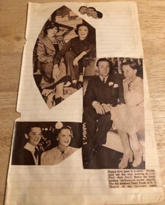 GHIRLANDA JUDY - Ritagli di pagina vintage - 2 lati - Foto 1 di 2