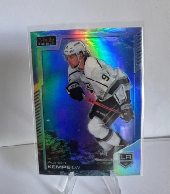 2020-21 O-Pee-Chee Platinum - Adrian Kempe #58 Aquamarine /499 - Image 1 of 2