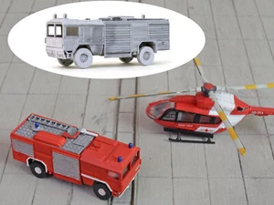 MU N-S00011 - Feuerwehr LKW MAN Kat 1 Cheetah - unlackiert - Spur N - NEU - Picture 1 of 1