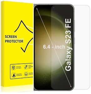 For Samsung Galaxy S23 FE Tempered Glass Screen Protector Cover Tempered Glass - Picture 1 of 7