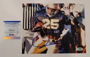 RAGHIB "THE ROCKET" ISMAIL Signed 8x10 Photo-NOTRE DAME FIGHTING IRISH-PSA - Picture 1 of 5