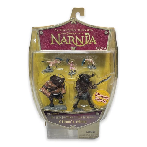 Chronicles of Narnia Lion Witch & Wardrobe Otmin’s  Army ￼Hasbro 2005 NIP Cover