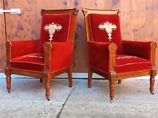 Sessel Loungesessel 30er Jugendstil Vintage Art Deco 2x Clubsessel Easy Chair