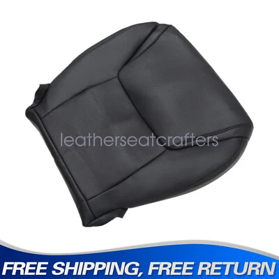 Replacement For 10-15 Lexus Lx570 Driver Side Bottom Leather Seat Cover Black - Image 1 of 4