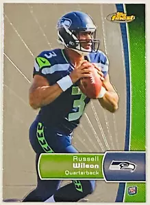 Russell Wilson 2012 Topps Finest Football ROOKIE QUASI NUOVO RC #140 - Foto 1 di 2