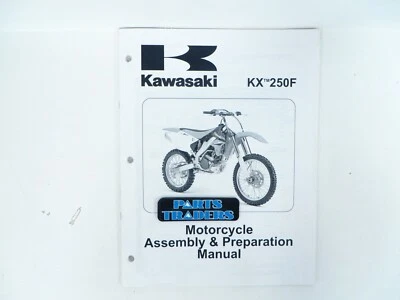 Manual de montaje y preparación de fábrica de concesionario Kawasaki KX250F 2006 NUEVO DE STOCK genuino Foto 1 de 3