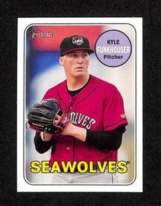 Kyle Funkhouser 2018 Topps Heritage Minors Card #49; Seawolves - Picture 1 of 1