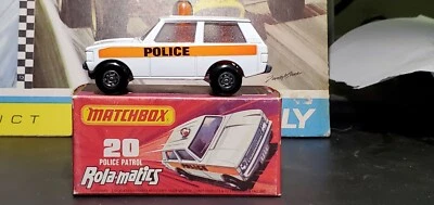 Matchbox Lesney # 20 c Rolamatics / Police Patrol Range Rover 1975 – MIB + - Image 1 of 4