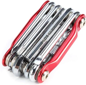 Kit Di Attrezzi per Riparazione Multipla, Attrezzo Multiuso per Bici, Trasformat - Foto 1 di 12