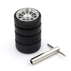 Buje de rueda y neumáticos de deriva (4) para coche de radiocontrol Wltoys MINI-Z Mosquito MA HGD1 K969 1/28 - Imagen 1 de 11