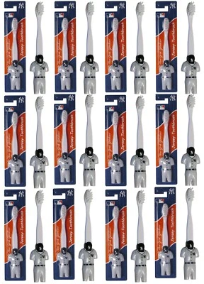 Wholesale Lot of 12 New York Yankees Kids Soft Toothbrushes MLB Baseball Jersey - Image 1 of 3