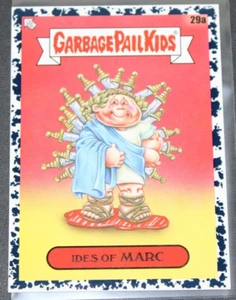 "CUBO DE BASURA NIÑOS 2022 Gusanos de libro "Negro" tarjeta #20b "IDES de MARC" - Imagen 1 de 3