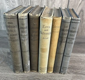 Cambridge Bible for School & College: You Choose Which Commentary Book 1888-1901 - Picture 1 of 23