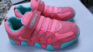 HOBIBEAR Kinder Outdoor Turnschuhe Riemen Sport Laufschuhe Größe 4Y - Bild 1 von 9
