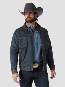 Wrangler® Blanket Lined Denim Jacket in Rustic 74265RT (FAST SHIPPING) - Picture 1 of 5