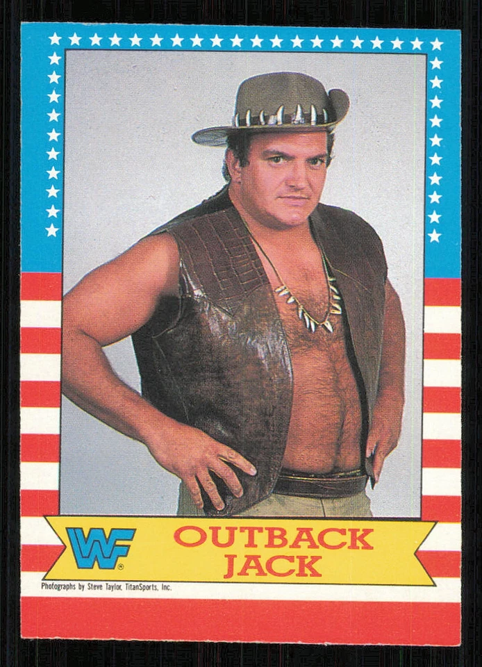 1987 O-Pee-Chee WWF #14 Outback Jack RC - NRMT or better - Image 1 of 2