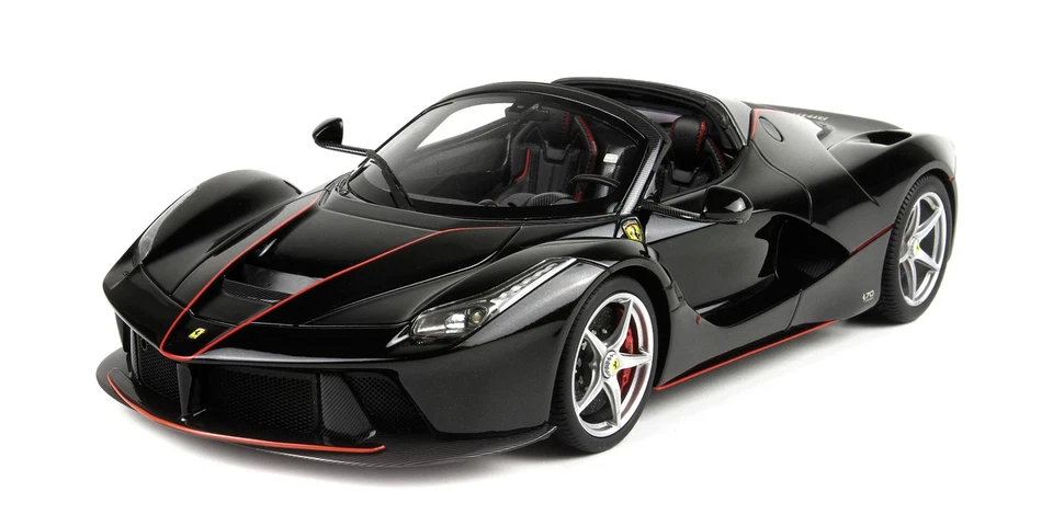 Ferrari Laferrari Opened Black Daytona 1:18 Model Bbr Foto 1 de 1