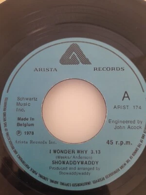 Showaddywaddy  - I wonder why/Ever lovin on Arista label. Original record.   - Image 1 of 2