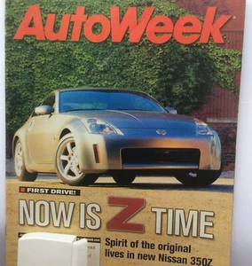 July 8 2002 Autoweek 1939 DeSoto Hayes Coupe Nissan 350Z Audi Mid-Ohio Hornish - Picture 1 of 12
