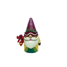 Jim Shore Embellished in Color - Gnome Holding Ornament 6011241 NEW for 2022