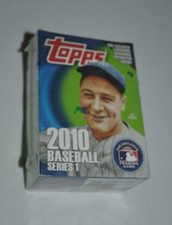 2010 TOPPS SERIES 1  LOU GEHRIG SEALED BOX 55 CARDS + A LEGENDS CHROME REFRACTOR