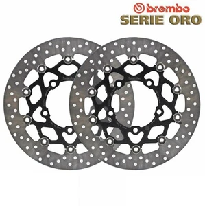 COPPIA DISCHI FRENO BREMBO ORO ANTERIORI SUZUKI 600 GSX-R 2006-2007 - Foto 1 di 1