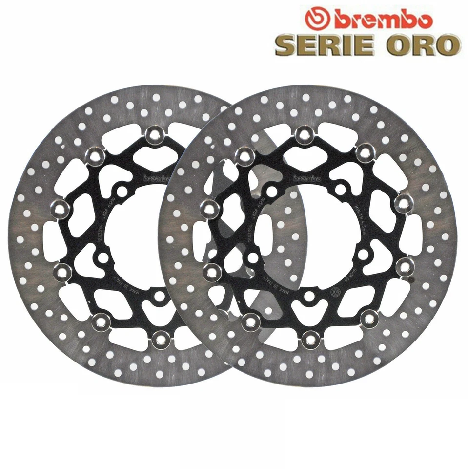 COPPIA DISCHI FRENO BREMBO ORO ANTERIORI  SUZUKI 600 GSX-R 2006-2007 - Immagine 1 di 1