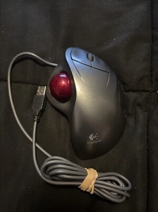 Vintage Logitech Mouse Cordless TrackMan Wheel Windows Vista 904346-0403 - Picture 1 of 6