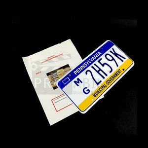 SHAZAM License Plate Original Movie Prop (0101-7382) - Picture 1 of 4