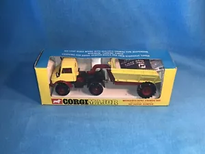 Corgi Major Vintage Diecast 1145 Mercedes-Benz Unimog Goose Dumper New - Picture 1 of 12