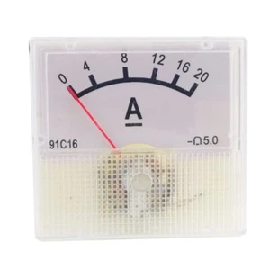 Analog Amperemeter DC0-20A Panel Meter Mechanical Current Meter Pointers - Bild 1 von 8