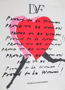 Diane Von Furstenberg Proud to be Woman Tote Bag, DVF RARE NIP - Picture 1 of 8