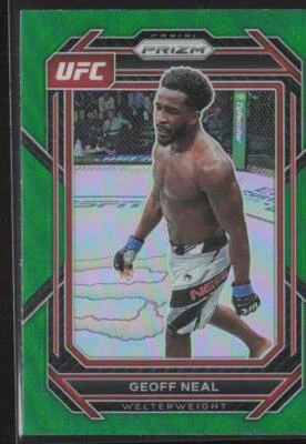 2023 Panini Prizm UFC #127 Geoff Neal Green Prizms - Image 1 of 2
