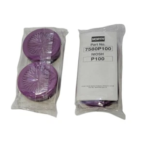 P100 North Honeywell 2 Paar (insgesamt 4) Filterpatrone NIOSHP100 7580P1OO - Bild 1 von 6