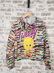 Looney Tunes Members Only Tweety Bird Jacket Collaboration Size Large Colorful - Picture 1 of 19