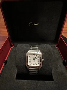 Cartier Santos WSSA0029 2025 - Medium 35MM - White Dial - Box & Papers Included - Picture 1 of 7