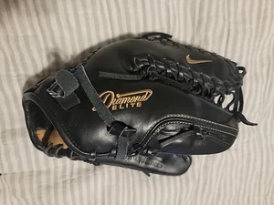 Nike Diamond Elite Baseball Black Glove 12.75 INCHES RHT Brand New - Picture 1 of 6