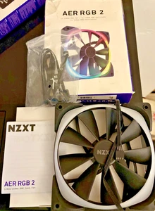 NZXT AER RGB 2 140mm Cooling Case Fan (HF-28140-B1) - Afbeelding 1 van 6
