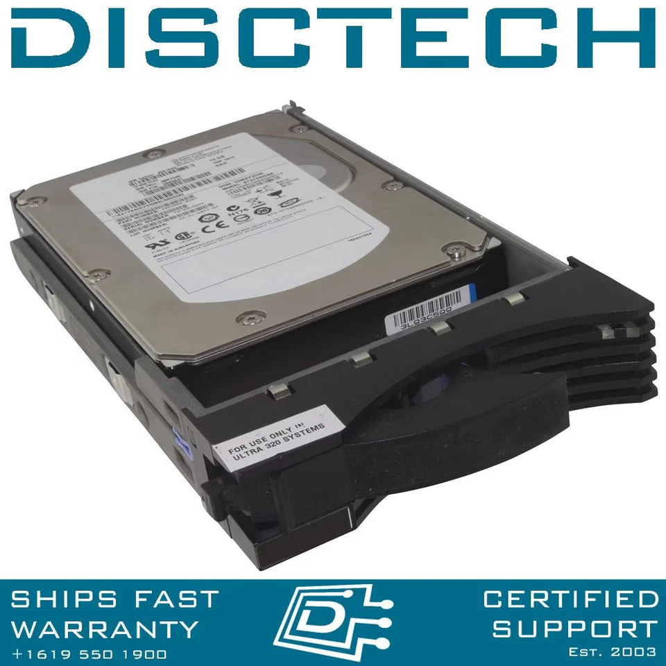 IBM 3rd Party Compatible 40K1024 SCSI Hard Drive Kit - Image 1 of 3