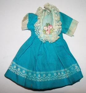VINTAGE BETSY MCCALL MC CAL L BLUE LACE DOLL DRESS FOR 8" DOLL - Picture 1 of 4