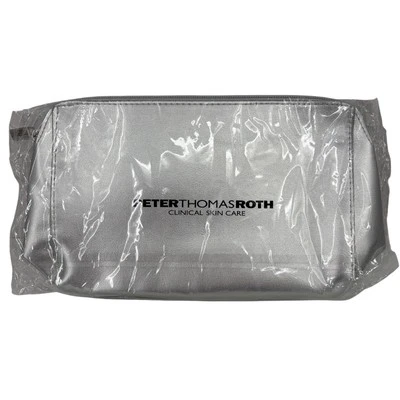 Peter Thomas Roth косметичка Серебряный путешествий молнии верхний туалетных принадлежностей чехол  - Изображение 1 из 4