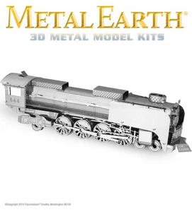 Fascinations Metal Earth UP844 Steam Locomotive 3D Model MMS033 Train Model - Picture 1 of 1